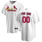 St. Louis Cardinals Nike Home Replica Custom Jersey - White - 49Native