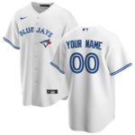 Toronto Blue Jays Nike Home Replica Custom Jersey - White - 49Native