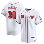 Will Benson Cincinnati Reds Nike Home Limited Player Jersey - White - 49Native