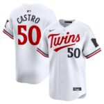 Willi Castro Minnesota Twins Nike Home Limited Player Jersey - White - 49Native