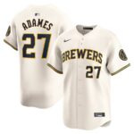 Willy Adames Milwaukee Brewers Nike Home Limited Player Jersey - Cream - 49Native