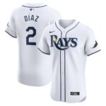 Yandy Diaz Tampa Bay Rays Nike Home Elite Player Jersey - White - 49Native