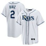 Yandy Díaz Tampa Bay Rays Nike Home  Replica Player Jersey - White - 49Native
