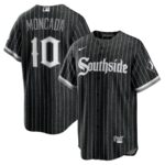 Yoan Moncada Chicago White Sox Nike City Connect Replica Player Jersey - Black - 49Native