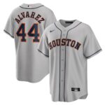 Yordan Álvarez Houston Astros Nike Road Replica Player Jersey - Gray - 49Native