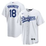 Yoshinobu Yamamoto Los Angeles Dodgers Nike Home Replica Player Jersey - White - 49Native
