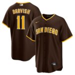 Yu Darvish San Diego Padres Nike Alternate Replica Player Jersey - Brown - 49Native