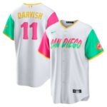 Yu Darvish San Diego Padres Nike City Connect Replica Player Jersey - White - 49Native