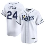 Zach Eflin Tampa Bay Rays Nike Home Limited Player Jersey - White - 49Native