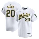 Zack Gelof Oakland Athletics Nike Home Limited Player Jersey - White - 49Native