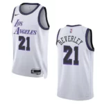 Lakers 2022-23 City Edition Patrick Beverley White Jersey Swingman - 49Native
