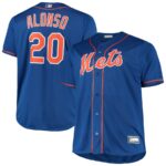 Pete Alonso New York Mets Big & Tall Replica Player Jersey - Royal - 49Native
