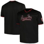 St. Louis Cardinals Profile Big & Tall Pop Fashion Jersey - Black - 49Native