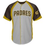 San Diego Padres Profile Big & Tall Colorblock Team Fashion Jersey - Gray - 49Native