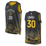 Warriors 2022-23 City Edition Stephen Curry Black Jersey Swingman - 49Native