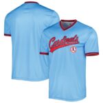 St. Louis Cardinals Stitches Cooperstown Collection Team Jersey - Light Blue - 49Native