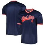 Boston Red Sox Stitches Cooperstown Collection Team Jersey - Navy - 49Native