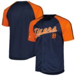 Detroit Tigers Stitches Team Raglan Sleeve Jersey - Navy - 49Native