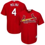 Yadier Molina St. Louis Cardinals Big & Tall Replica Player Jersey - Red - 49Native