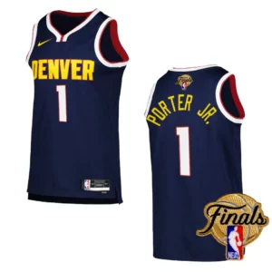 Michael Porter Jr. Navy 2023 NBA Finals Denver Nuggets Icon Edition Jersey - 49Native