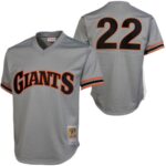 Mitchell & Ness Will Clark San Francisco Giants 1989 Cooperstown Collection Batting Practice Jersey - Gray - 49Native