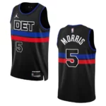 Monte Morris Statement Edition Detroit Pistons 2022-23 Black Swingman Jersey - 49Native