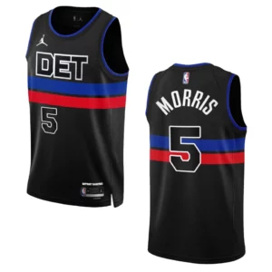 Monte Morris Statement Edition Detroit Pistons 2022-23 Black Swingman Jersey - 49Native