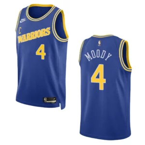 Golden State Warriors Moses Moody Royal Swingman 2022-23 Classic Edition Jersey - 49Native