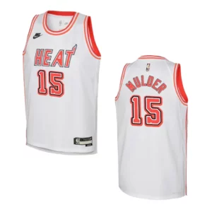 2022-23 Miami Heat Youth Classic Edition Mychal Mulder White Jersey - 49Native