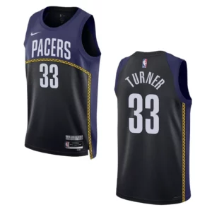 Myles Turner City Edition Indiana Pacers 2022-23 Blue Swingman Jersey - 49Native
