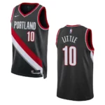 Portland Trail Blazers Nassir Little 2022-23 Icon Edition Black Swingman Jersey - 49Native