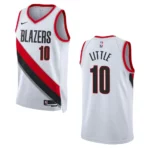 Portland Trail Blazers Nassir Little 2022-23 Association Edition White Swingman Jersey - 49Native