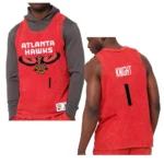 Nathan Knight Atlanta Hawks Quintessential Worn Out Tank Top Jersey Red - 49Native