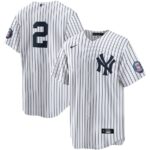 Derek Jeter New York Yankees Nike 2020 Hall of Fame Induction Replica Jersey - White/Navy - 49Native