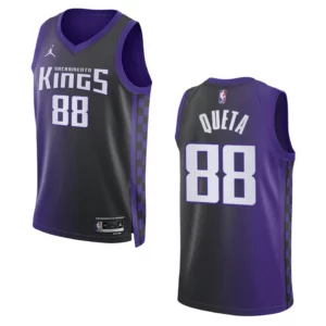 Neemias Queta Statement Edition Sacramento Kings 2023-24 Purple Swingman Jersey - 49Native
