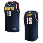 Nikola Jokic Navy 2023 NBA Finals Denver Nuggets Fast Break Player Jersey - 49Native