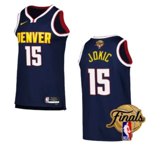 Nikola Jokic Navy 2023 NBA Finals Denver Nuggets Icon Edition Jersey - 49Native