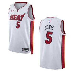 Miami Heat Nikola Jovic 2022-23 Association Edition White Swingman Jersey - 49Native