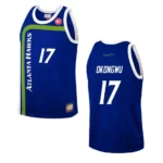 Atlanta Hawks Onyeka Okongwu Hardwood Classics Fashion Jersey Blue - 49Native