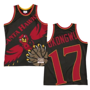 Hawks Onyeka Okongwu Big Face 2.0 Swingman Jersey Black - 49Native