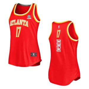 Atlanta Hawks Onyeka Okongwu Women's Icon Edition Fast Break Jersey Red - 49Native