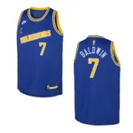 2022-23 Golden State Warriors Youth Classic Edition Patrick Baldwin Jr. Blue Jersey - 49Native
