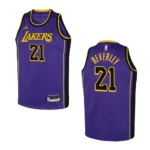 Youth Los Angeles Lakers 2022-23 Statement Edition Patrick Beverley Purple Jersey - 49Native