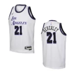 Youth Los Angeles Lakers 2022-23 City Edition Patrick Beverley White Jersey - 49Native