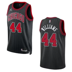 Chicago Bulls Patrick Williams 2022-23 Statement Edition Black Swingman Jersey - 49Native