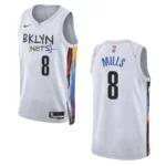 Brooklyn Nets Patty Mills 2022-23 City Edition White Swingman Jersey - 49Native