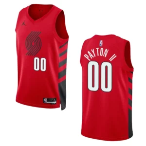 Portland Trail Blazers Gary Payton II 2022-23 Statement Edition Red Jersey Swingman - 49Native