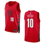 Portland Trail Blazers Nassir Little 2022-23 Statement Edition Red Jersey Swingman - 49Native