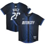 Javier Baez Detroit Tigers Nike Preschool 2024 City Connect Limited Jersey - Navy - 49Native