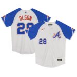 Matt Olson Atlanta Braves Nike Preschool City Connect Limited Player Jersey - White - 49Native
